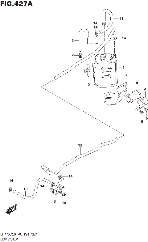 EVAP SYSTEM (LT-A750XL9 P33)