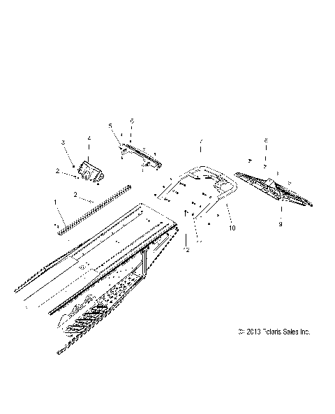 BODY, BUMPER, REAR, SNOWFLAP and TAILLIGHT COVER - S14CS6GSL/GEL (49SNOWBUMPERRR14600V)