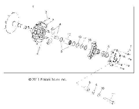 DRIVE TRAIN, PRIMARY CLUTCH - R14TH90DG (49RGRCLUTCHDRV12DCREW)