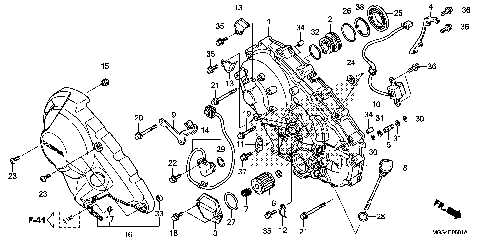 RIGHT CRANKCASE COVER (2)