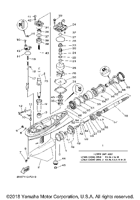 LOWER CASING DRIVE 1
