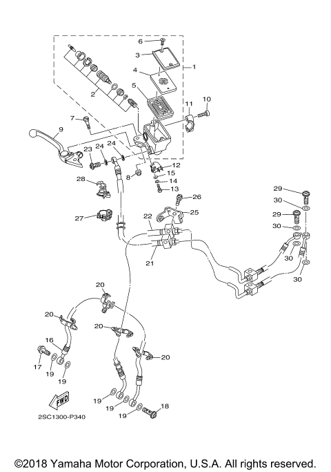 FRONT MASTER CYLINDER