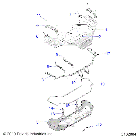 BODY, FRONT RACK - A26SLZ95AF (C102084)