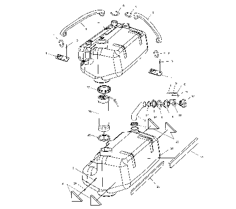 FUEL TANK - W005098D (4955785578A012)