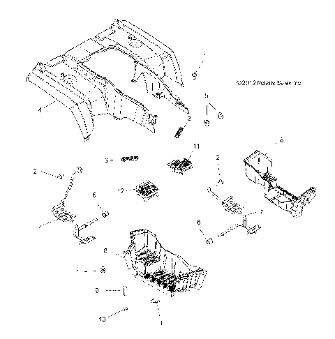 BODY, REAR CAB and FOOTWELLS - A09DN76AB/AL/AY (49ATVCABRR09SPTRG500)
