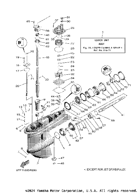 LOWER CASING DRIVE 1