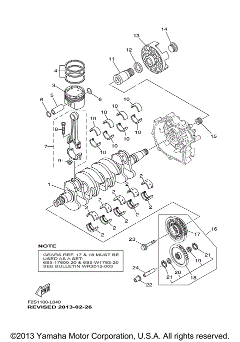 CRANKSHAFT & PISTON