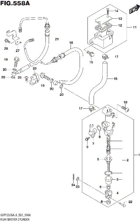 REAR MASTER CYLINDER