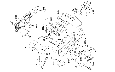BACKREST, RACK, AND TAILLIGHT ASSEMBLY [87235]