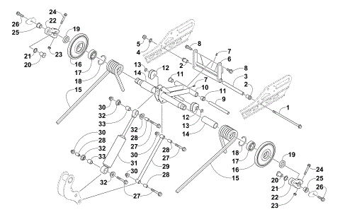 REAR SUSPENSION REAR ARM ASSEMBLY