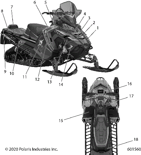 BODY, DECAL  XC, BLACK SIDE PANEL OPTION - S21FJP8 (601560)