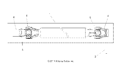 DRIVE TRAIN, FRONT PROP SHAFT - Z16VHA57A2/EAK/AS (49RGRSHAFTPROP12RZR570)