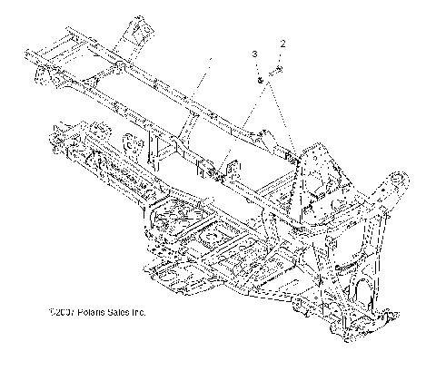 CHASSIS, FRAME - A08DN76FC (49ATVFRAME08SPTRG800I)