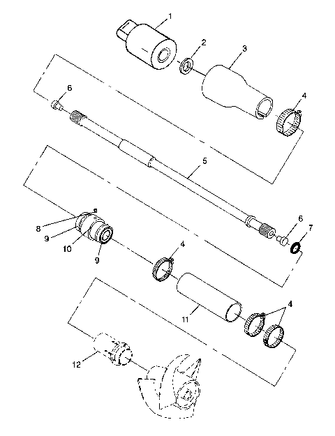 DRIVE SYSTEM SL 780 B964087 and Intl. SL 780 I964087 (4935523552B002)