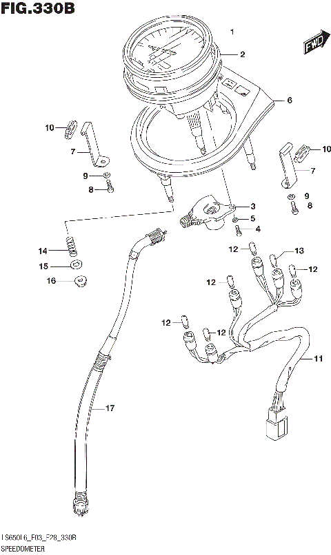 SPEEDOMETER (LS650L6 E28)