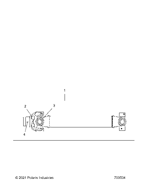 DRIVE TRAIN, PROP SHAFT,REAR - Z24RGC2KAH/BH (703034)