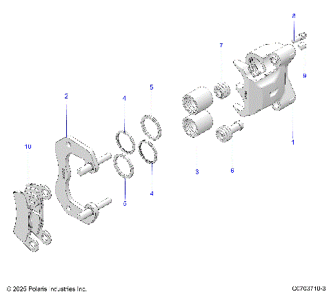 BRAKES, REAR CALIPER