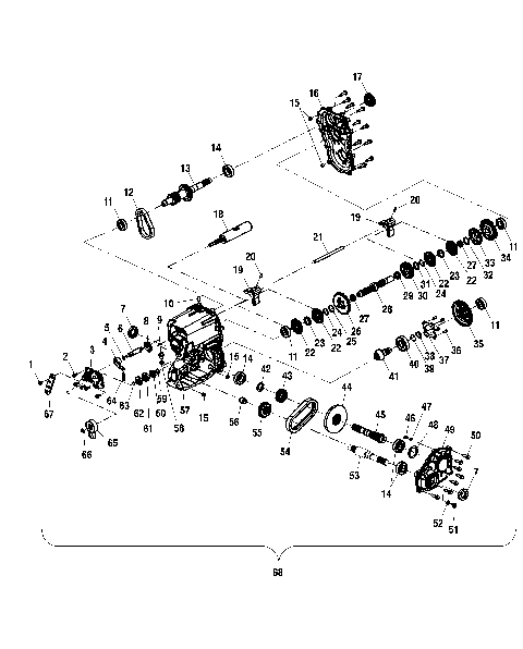GEARCASE - A10RD50AA (4970977097C13)
