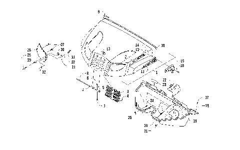 HOOD AND HEADLIGHT ASSEMBLY [99887]