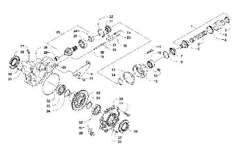 FRONT DRIVE GEARCASE ASSEMBLY [302150]