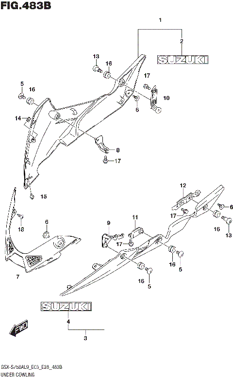 UNDER COWLING (GSX-S750ZL9 E33)