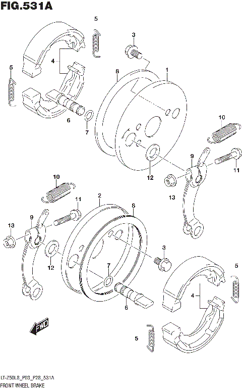 FRONT WHEEL BRAKE