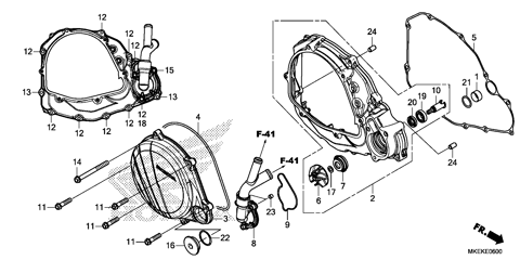 RIGHT CRANKCASE COVER