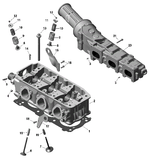 01- ROTAX - Cylinder Head