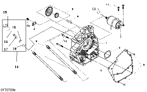 01- Right Crankcase Half