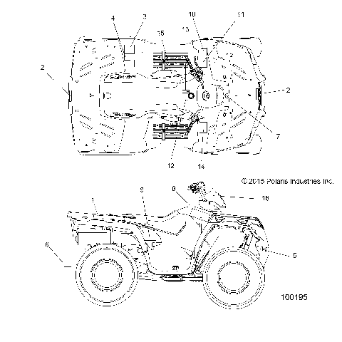 BODY, DECALS - A16SEH57A7 [100195]