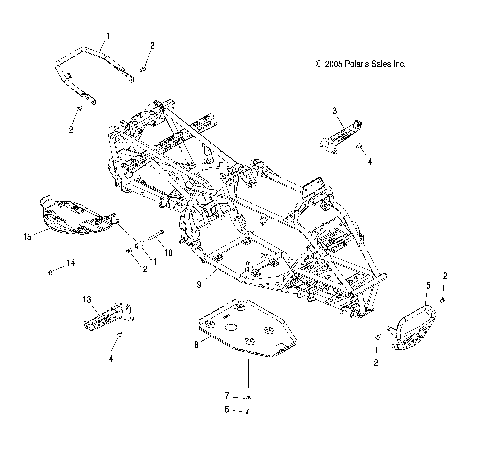 FRAME, MAIN - A07GP50AA/AB (4999201899920189A03)