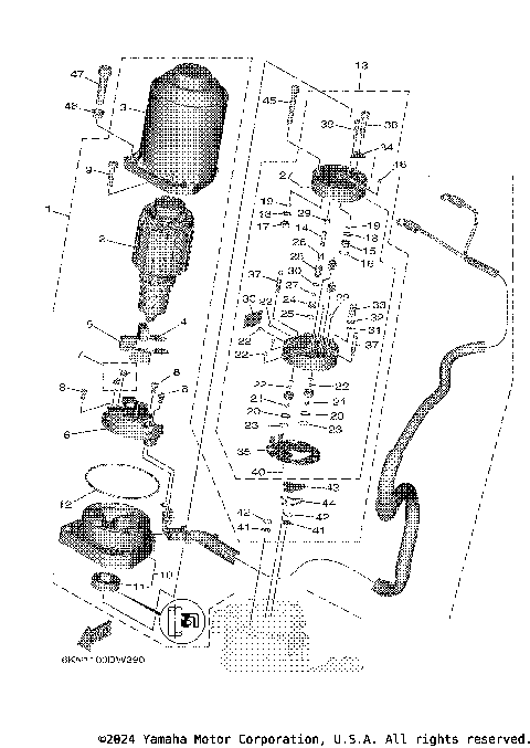 POWER TRIM TILT ASSY 2