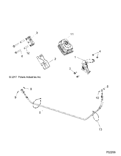 BRAKES, PARK BRAKE - R18RME57N4 (702206)