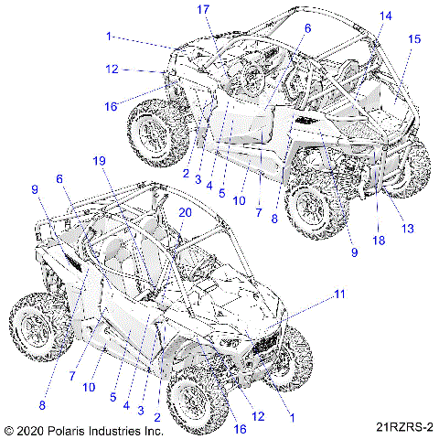 BODY, DECALS - Z21ASK99A4/B4 (21RZRS-2)