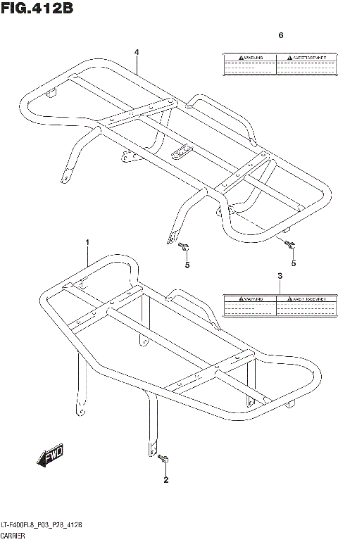 CARRIER (LT-F400FL8 P28)