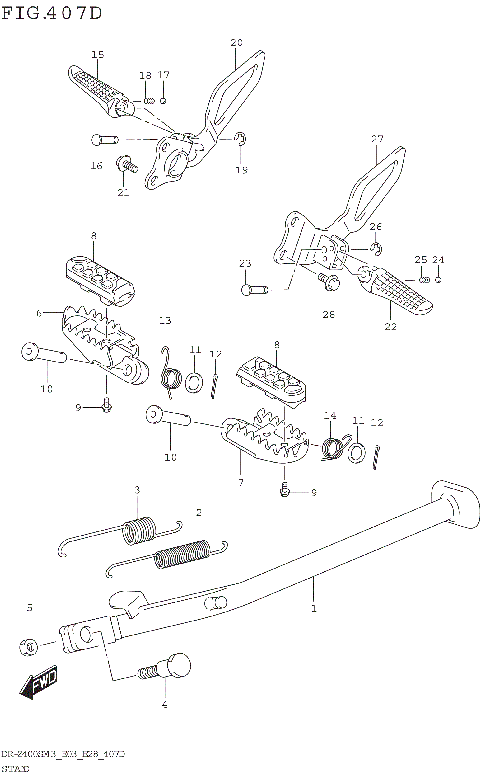 STAND (DR-Z400SMM3 E03)