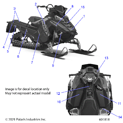 BODY, DECAL, BLACK SIDE PANEL W/ GRAY ACCENT- S22EFA8RS/EFB8RS (601535)