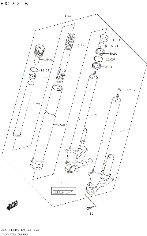 FRONT FORK DAMPER (GSX-R1000RA)