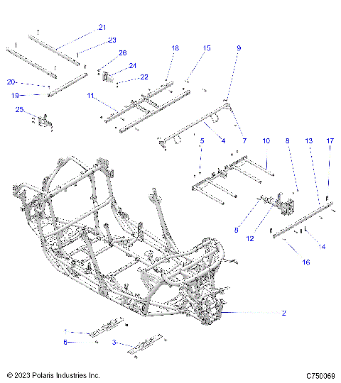 CHASSIS, MAIN FRAME - Z24G4E92AL/BL (C750069)