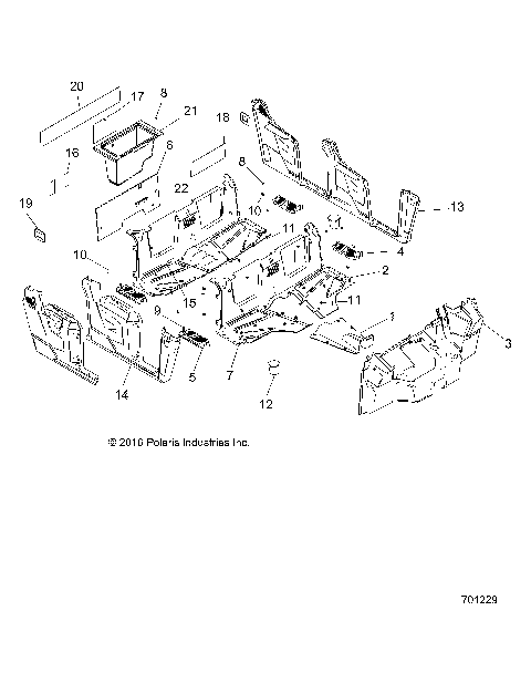 BODY, FLOOR and FENDERS - R17RNA57A1/A9/EAM/NM (701229)