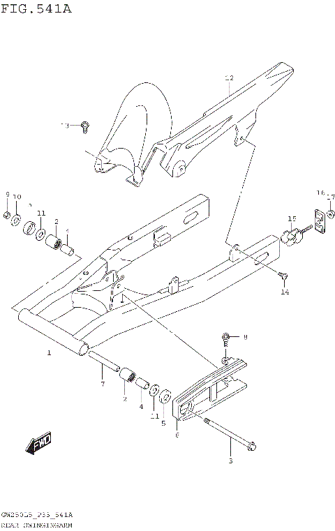 REAR SWINGINGARM