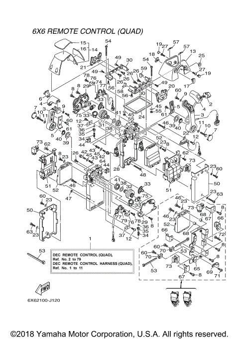 DEC REMOTE CONTROL (QUAD)