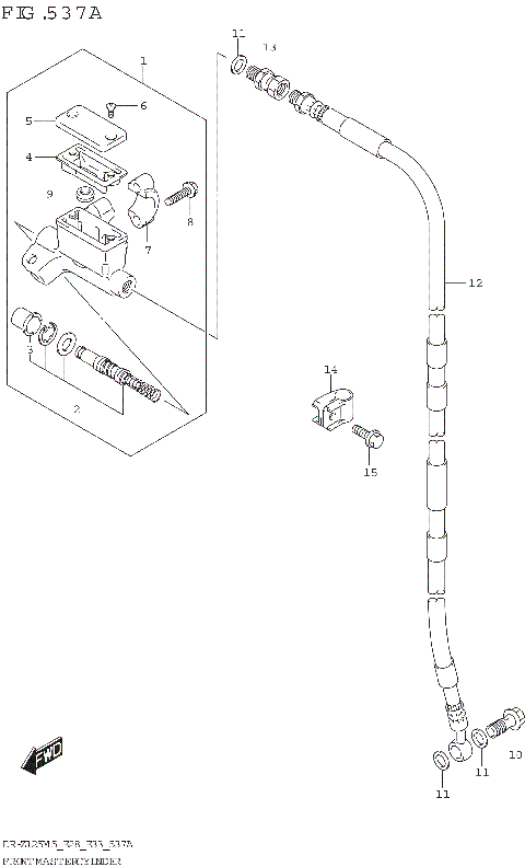 FRONT MASTER CYLINDER (DR-Z125L)