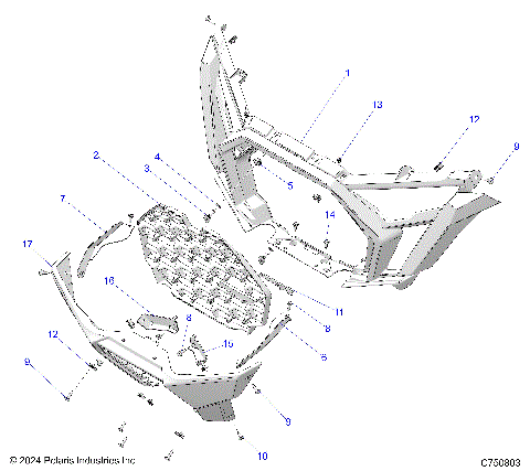 BODY, FRONT BUMPER - Z25R4P2KAE/BE (C750565)
