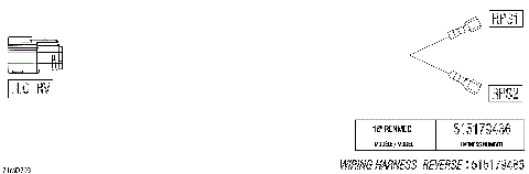 08- Electric - Reverse Wiring Harness - 515179486