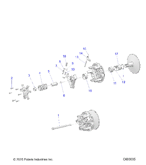 DRIVE TRAIN, CLUTCH, PRIMARY - S26TFM9BSB/9BSC (C603035)