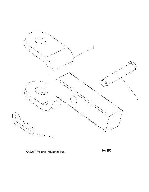 CHASSIS, HITCH (FROM 4/3/2017) - A17SEF57A4 [101352]