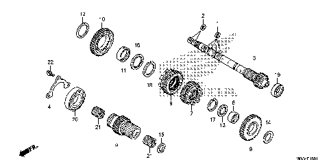 TRANSMISSION (NC700XD)