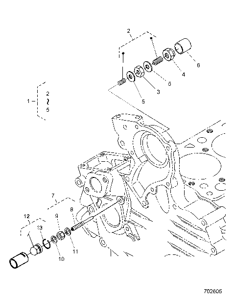ENGINE, IDLE APPARATUS - R26RRED4FB/CB/CP (702605)