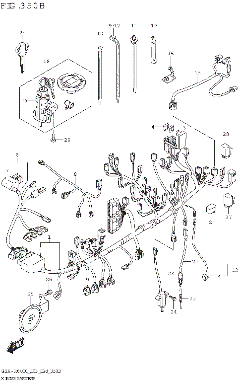 WIRING HARNESS (E33)